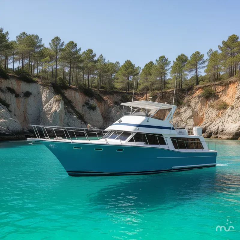 The Image of Blue Water Motor Yacht 1982 - 0