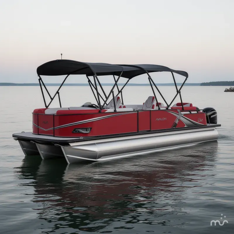 Slide: The Image of Avalon LSZ 25' Quad Lounge Shift - Triple Toon - IN STOCK 2025 - 0