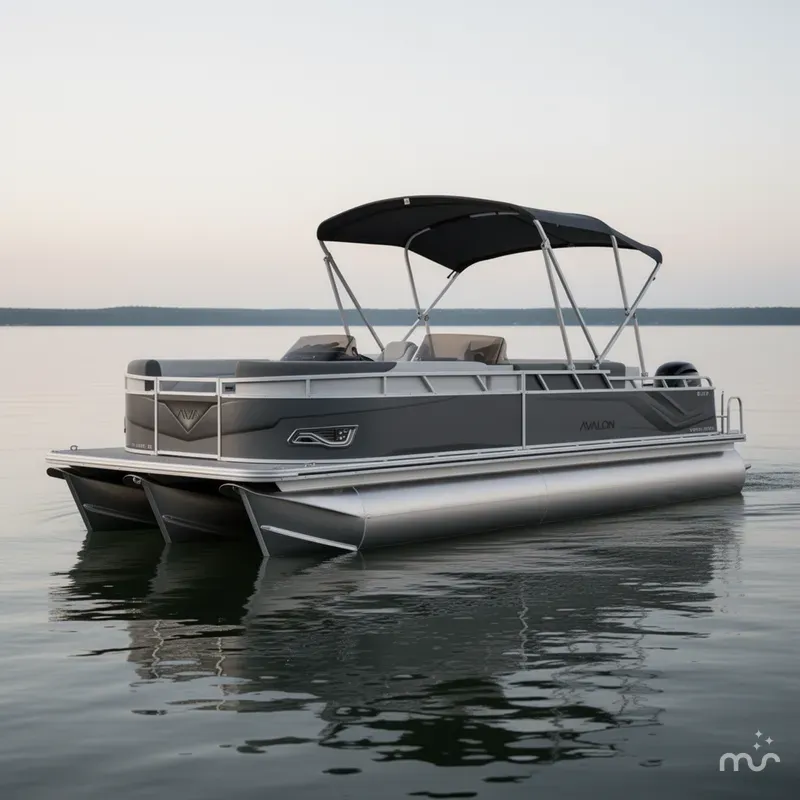 Slide: The Image of Avalon Venture 85 25' Elite Windshield - Triple Toon - IN 2025 - 0