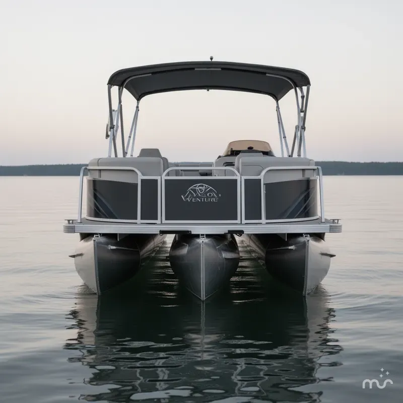 Slide: The Image of Avalon Venture 85 25' Elite Windshield - Triple Toon - IN 2025 - 3