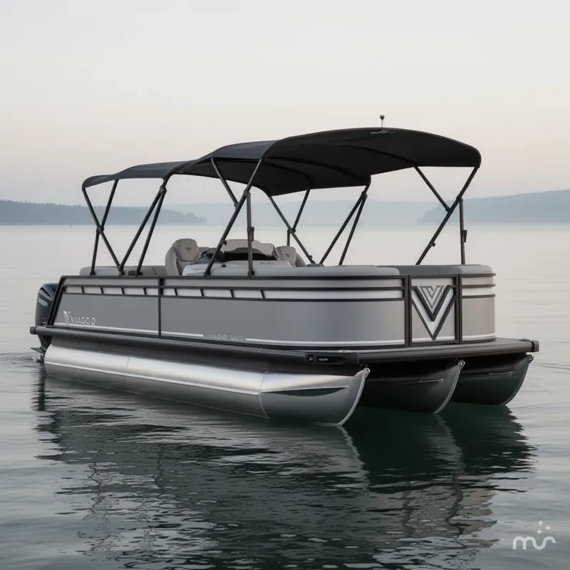 Slide: The Image of Viaggio Lago X 22' U (Quad Lounge) Triple-Toon - IN STOCK 2025 - 0