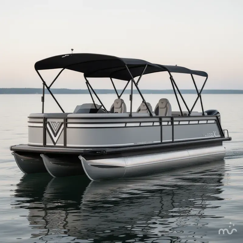Slide: The Image of Viaggio Lago X 22' U (Quad Lounge) Triple-Toon - IN STOCK 2025 - 1