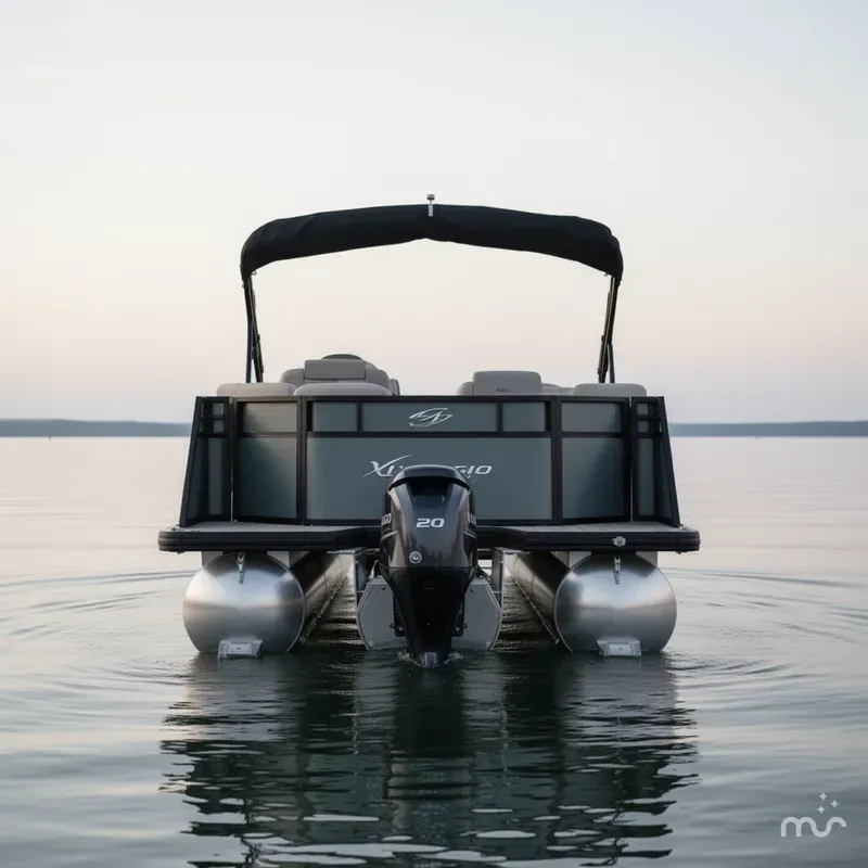 Slide: The Image of Viaggio Lago X 24' R (Rear Fish) Triple Toon - IN STOCK 2025 - 2