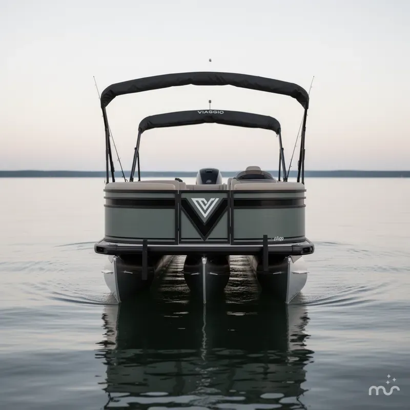 Slide: The Image of Viaggio Lago X 24' R (Rear Fish) Triple Toon - IN STOCK 2025 - 3