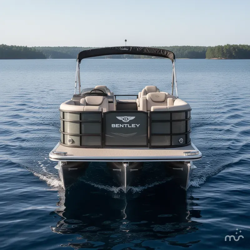 Slide: The Image of Bentley Pontoons 220 Fish & Cruise & Honda 4-Stroke EFI 2025 - 1