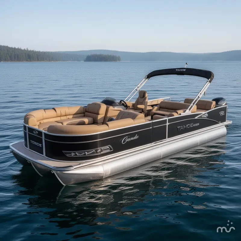 Slide: The Image of Tahoe Cascade 2385 Swingback (VRL) & Honda 4-Stroke EFI 2025 - 0