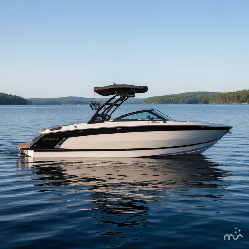 Slide: The Image of Cobalt R8 Surf With 430HP Volvo V8 2025 - 2