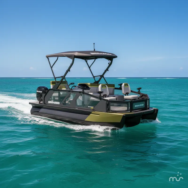 Slide: The Image of Sea-Doo Switch™ Fish 18 - 170 Hp Galvanized 2025 - 0