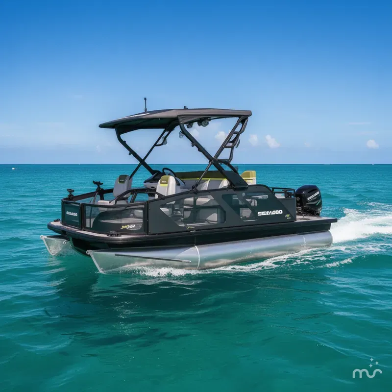 Slide: The Image of Sea-Doo Switch™ Fish 18 - 170 Hp Galvanized 2025 - 2