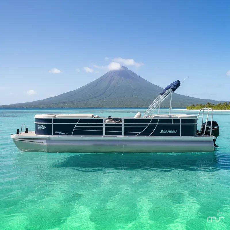Slide: The Image of Landau Island Breeze 25 powered by a 225HP Suzuki Engine 2025 - 2