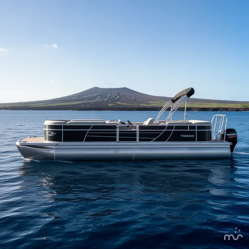 Slide: The Image of Landau Island Breeze 25 powered by a 225HP Suzuki Engine 2025 - 2