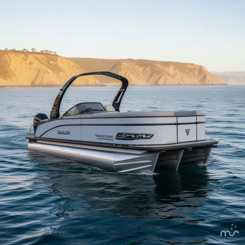 Slide: The Image of Avalon Waketoon 23' w/ 6.2L Mercury Bravo Four! 2025 - 1