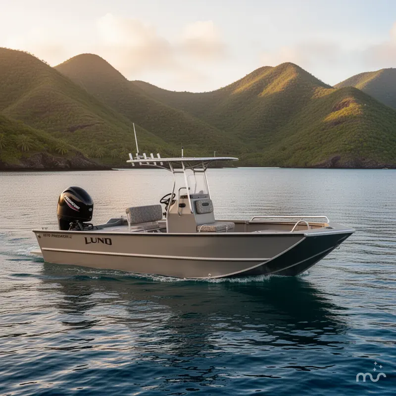 Slide: The Image of Lund 1870 Predator Z1870C Center Console 2025 - 2