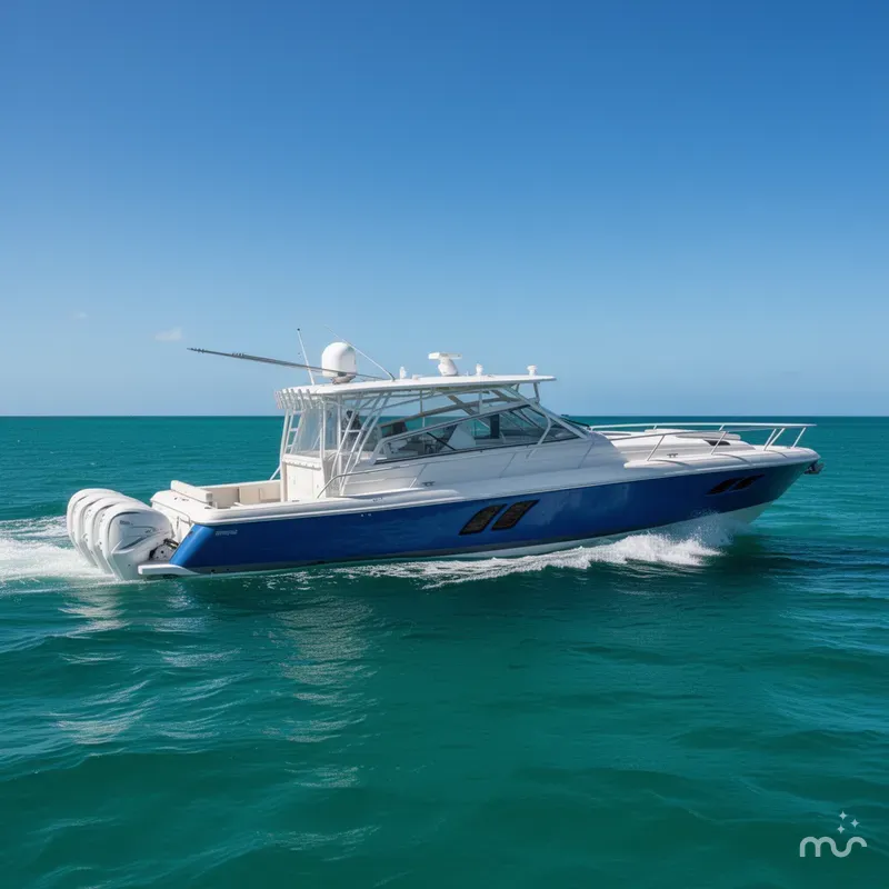 Slide: The Image of Intrepid 475 Sport Yacht 2019 - 0
