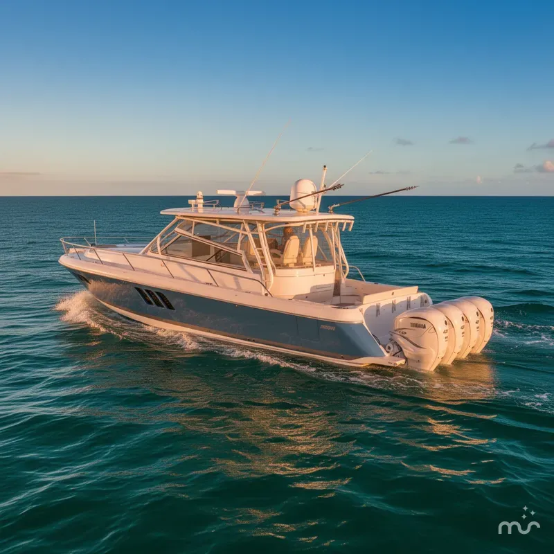 Slide: The Image of Intrepid 475 Sport Yacht 2019 - 4