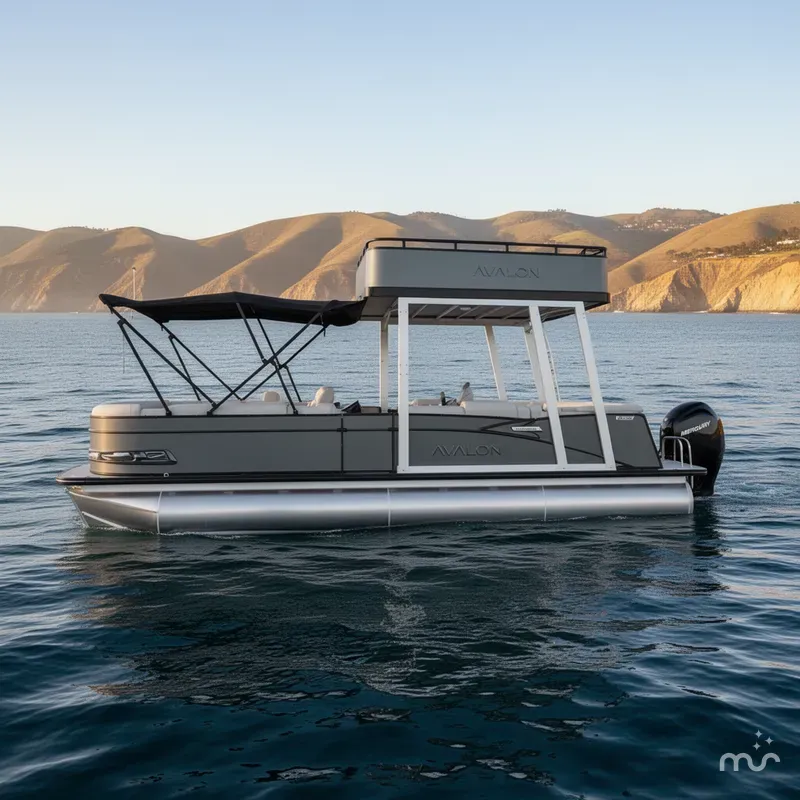 Slide: The Image of Avalon 25' Catalina Funship w/ 250HP Mercury Verado! 2025 - 1