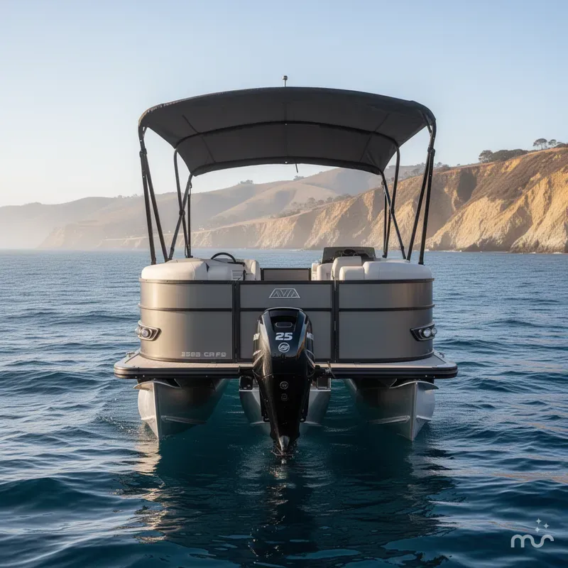 Slide: The Image of Avalon 25' Catalina Funship w/ 250HP Mercury Verado! 2025 - 2
