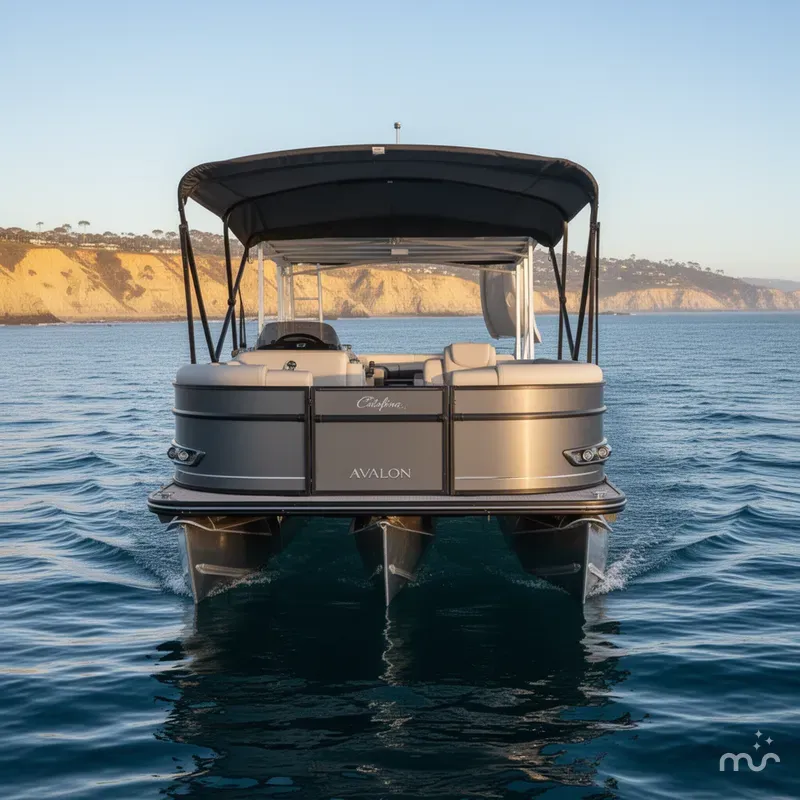 Slide: The Image of Avalon 25' Catalina Funship w/ 250HP Mercury Verado! 2025 - 3