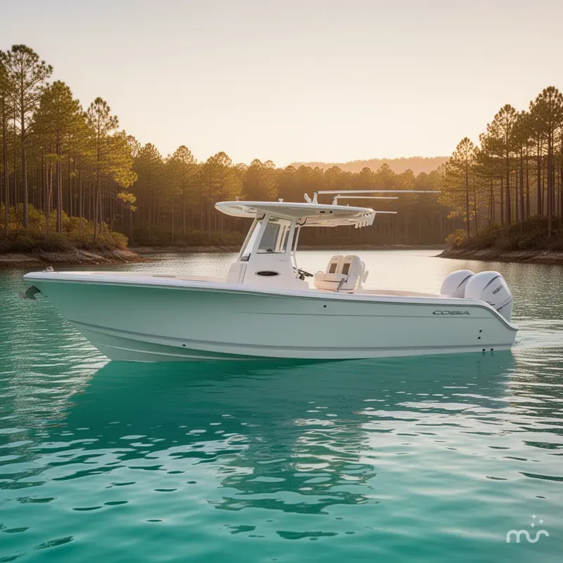 Slide: The Image of Cobia 285 Open Center Console 2025 - 2