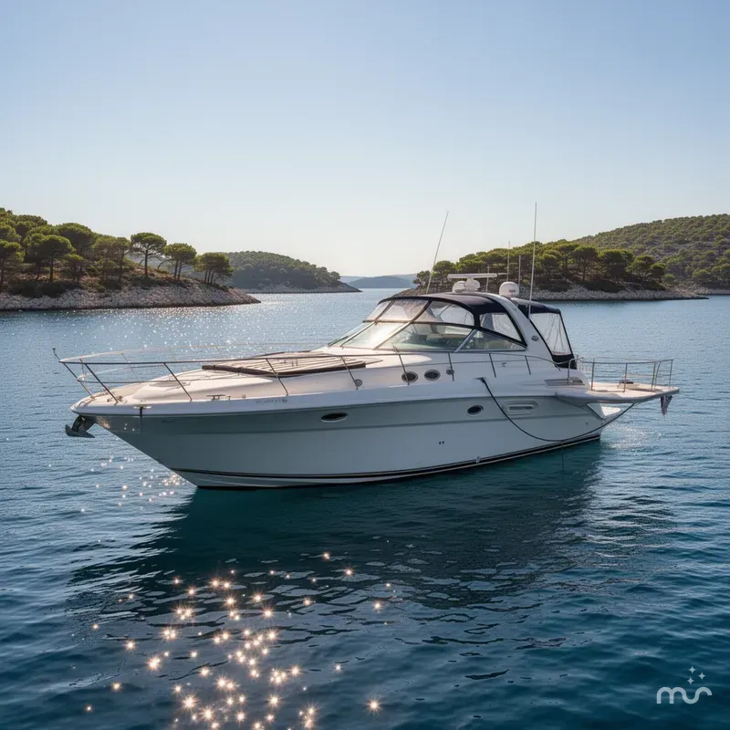 Slide: The Image of Sea Ray 450 Sundancer 1996 - 2