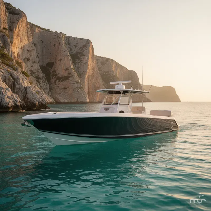 Slide: The Image of Fountain 34 Center Console 2018 - 2