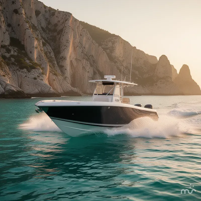 Slide: The Image of Fountain 34 Center Console 2018 - 4