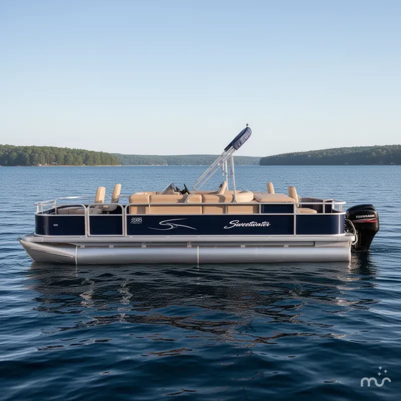 Slide: The Image of Sweetwater Tuscany 2086 Fish Pontoon 2010 - 0