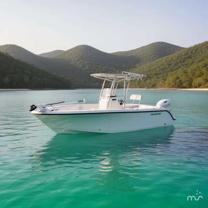Slide: The Image of Aquasport 2200 Center Console 2024 - 2