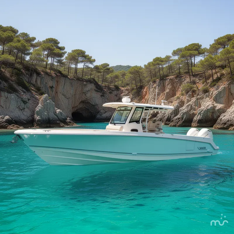 Slide: The Image of Boston Whaler 330 Outrage 2026 - 2