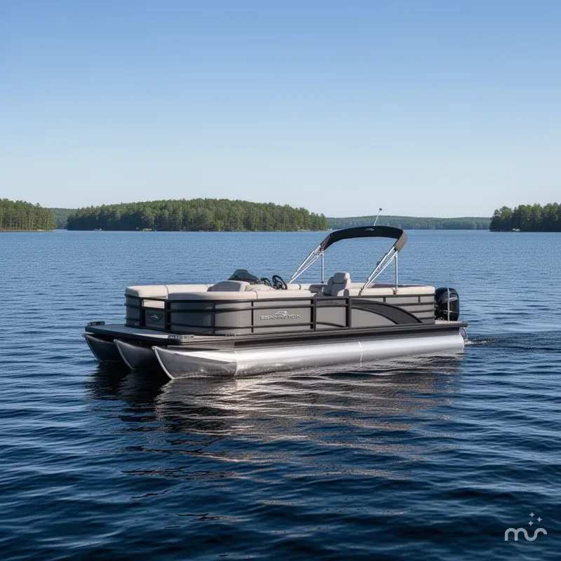 Slide: The Image of Bennington R Bowrider Quad Bench 25RTFBA Tritoon 2025 - 0