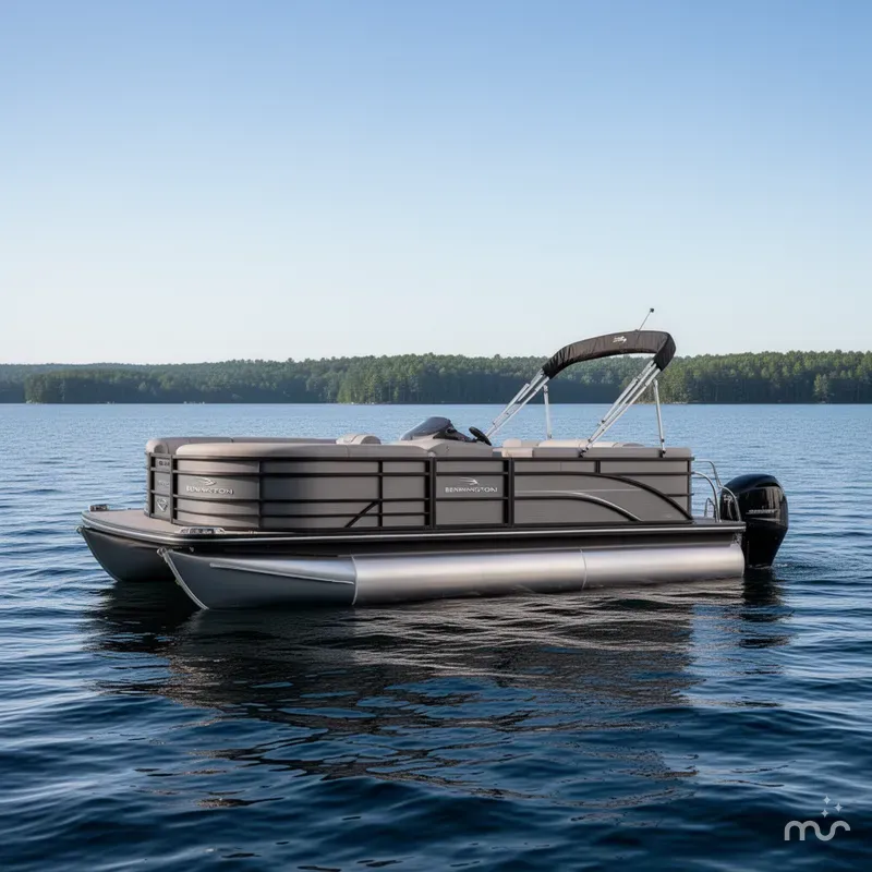 Slide: The Image of Bennington R Bowrider Quad Bench 25RTFBA Tritoon 2025 - 0