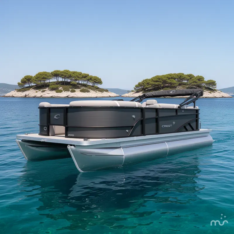 The Image of Crest Classic 200 SF Pontoon 2025 - 0