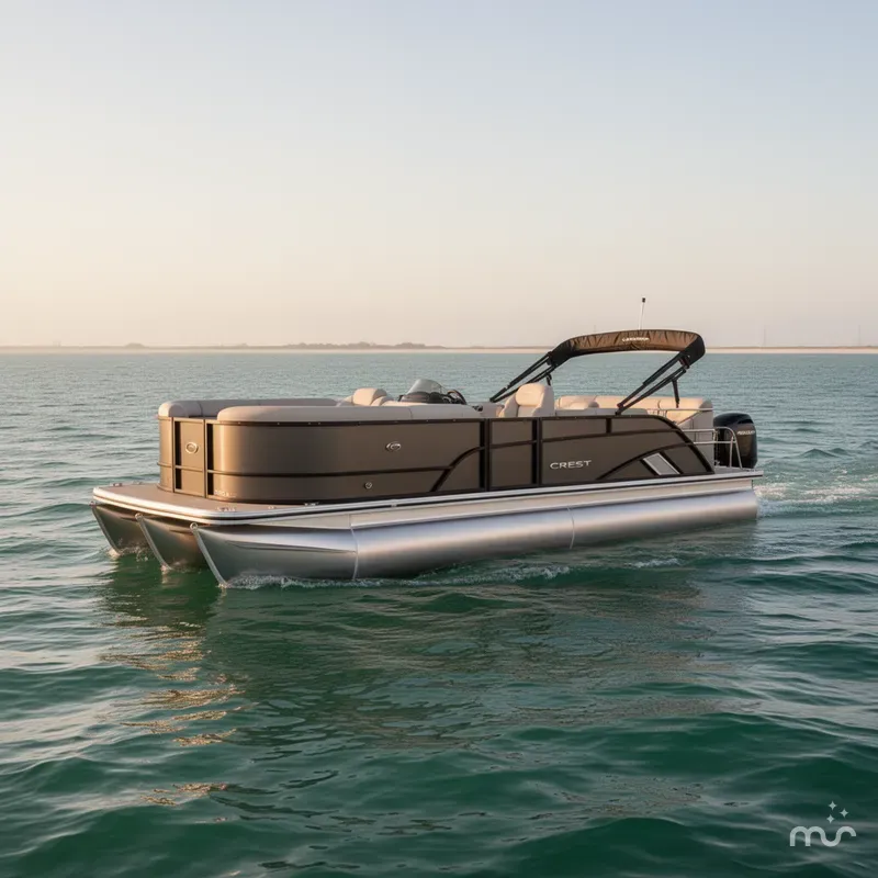 Slide: The Image of Crest Classic 220 SLRC Tritoon 2025 - 0