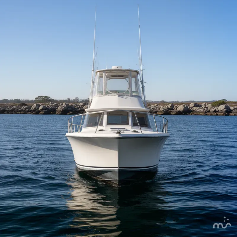 Slide: The Image of Bertram 31 Flybridge Cruiser 1973 - 1