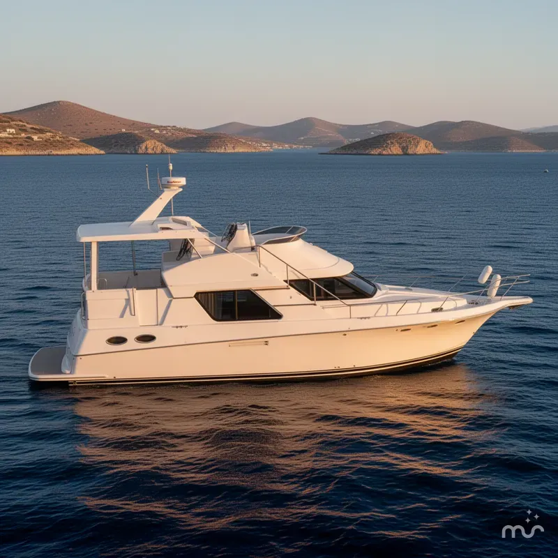 Slide: The Image of Silverton 392 Motor Yacht 2000 - 2