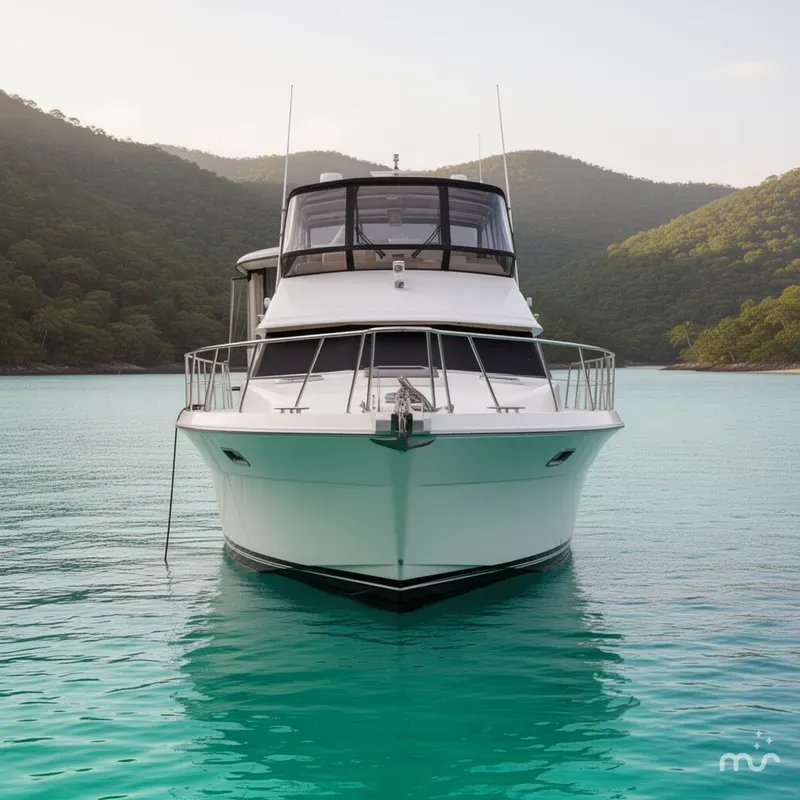 Slide: The Image of Carver Yachts 42 Aft Cabin Motor Yacht 1987 - 1