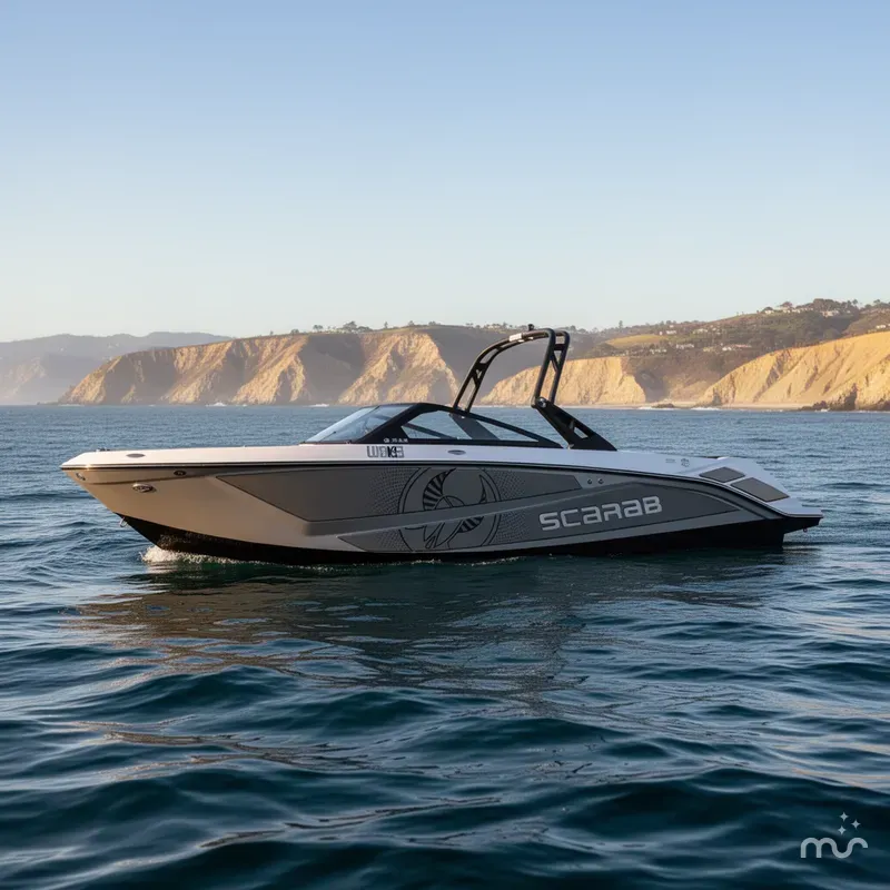 Slide: The Image of Scarab 235 LX Wake 2025 - 1