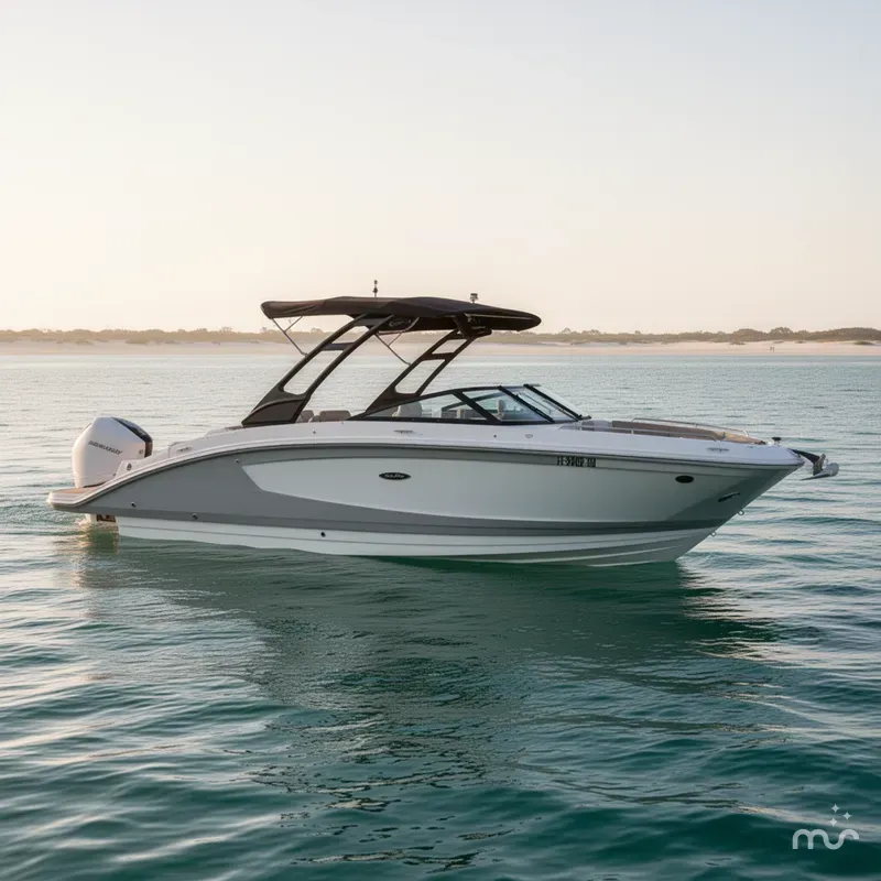 Slide: The Image of Sea Ray SDX 270 Outboard 2024 - 0