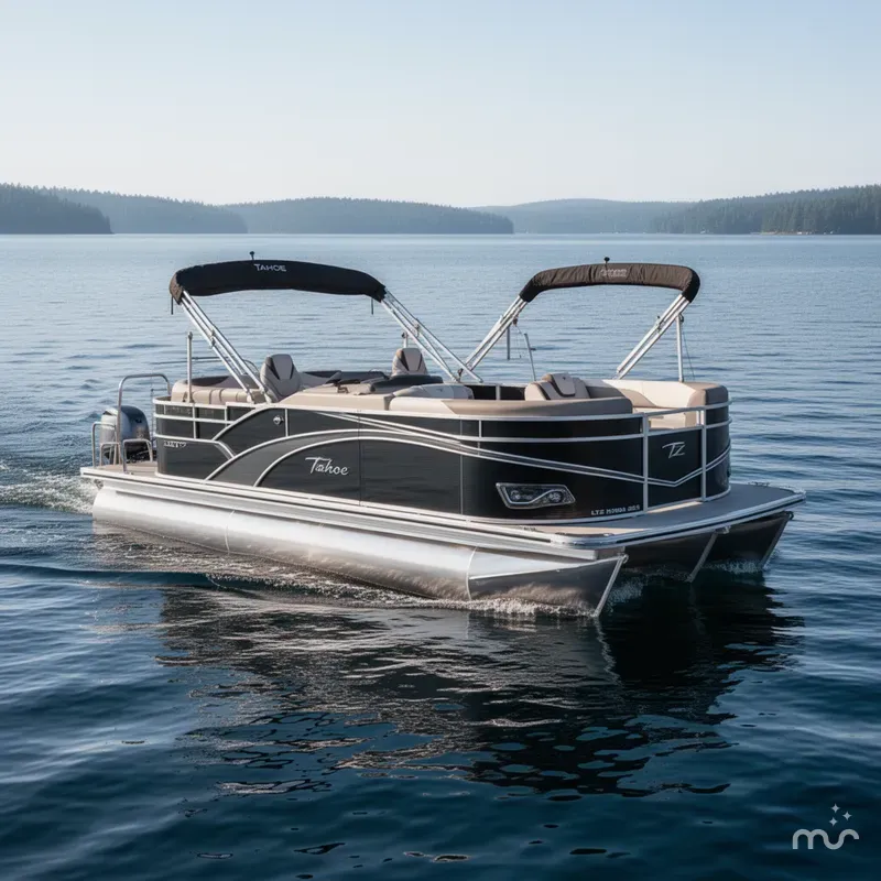 Slide: The Image of Tahoe LTZ 2385 Quad Lounge Shift SS & Honda 4-Stroke EFI 2025 - 0