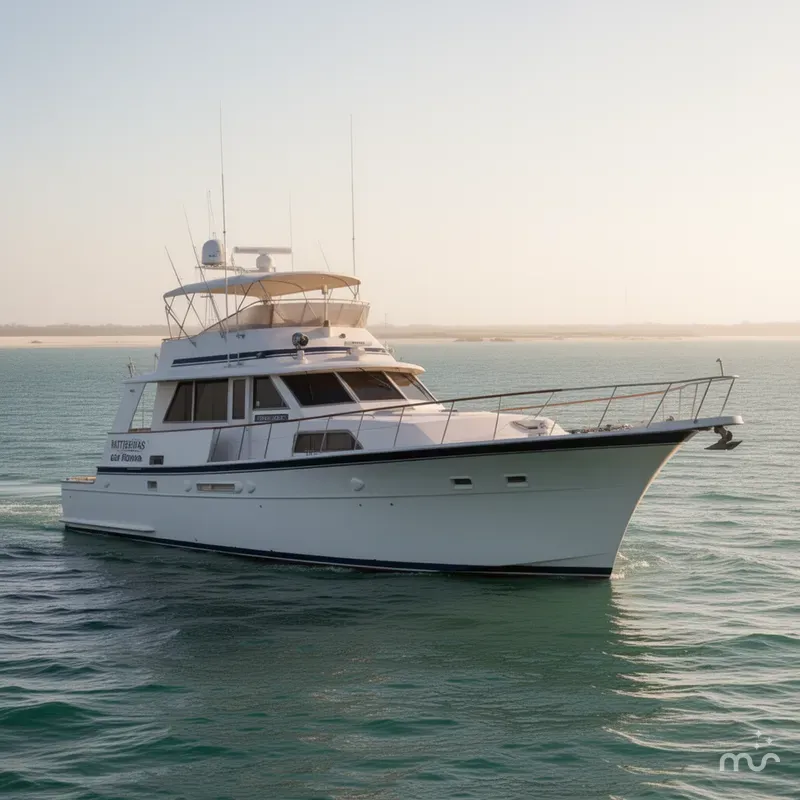 Slide: The Image of Hatteras 53 Yacht Fisherman 1987 - 0