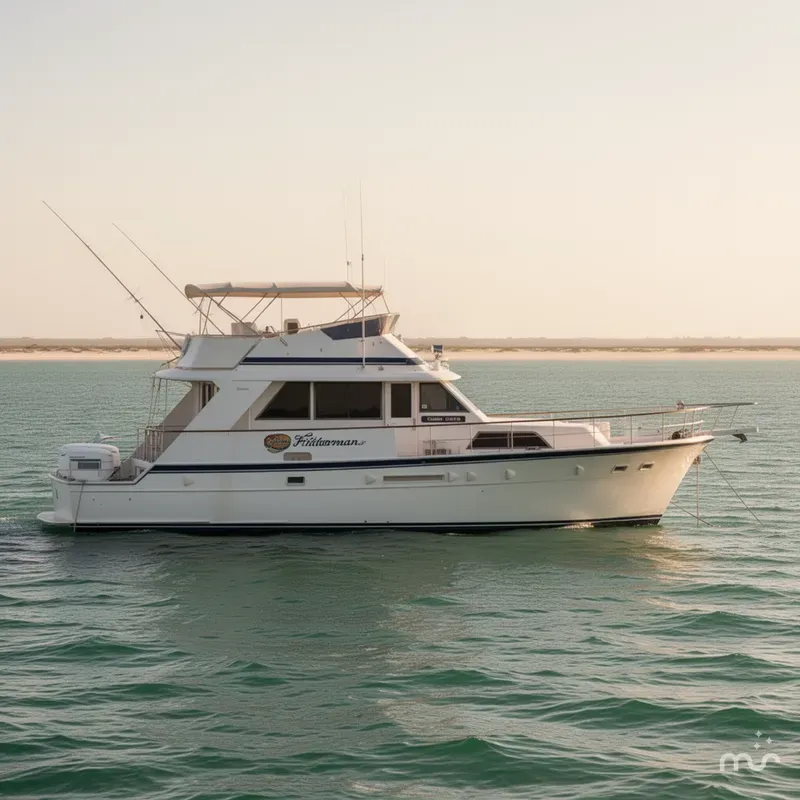 Slide: The Image of Hatteras 53 Yacht Fisherman 1987 - 2