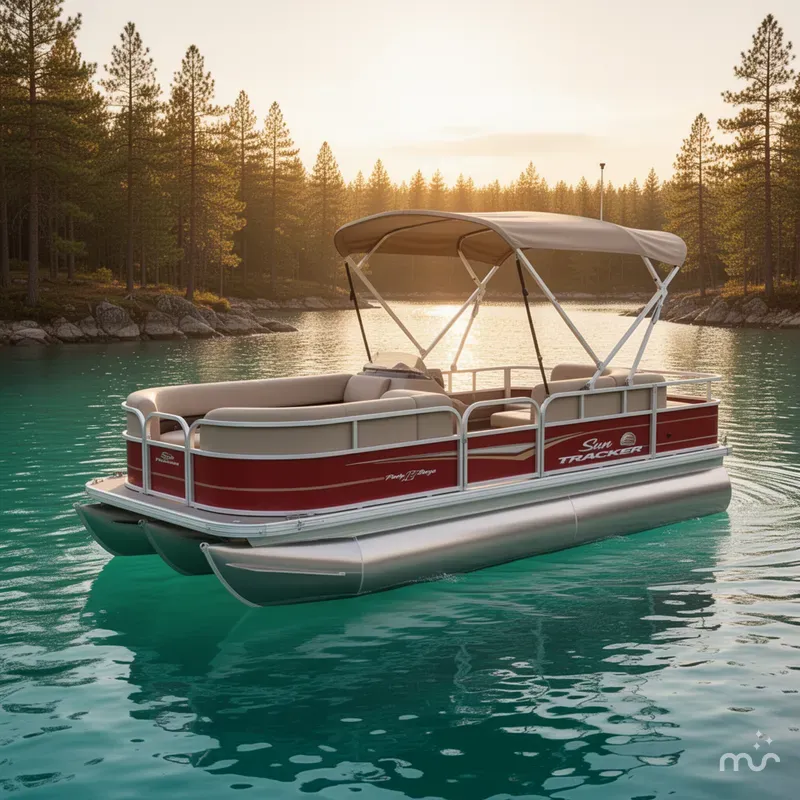 The Image of Sun Tracker Party Barge 18 DLX 2025 - 0