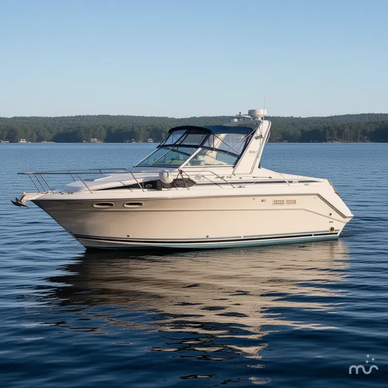 Slide: The Image of Sea Ray 370 Express Cruiser 1992 - 3