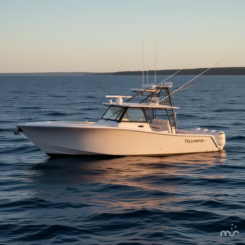 Slide: The Image of Yellowfin 42 Offshore 2018 - 2
