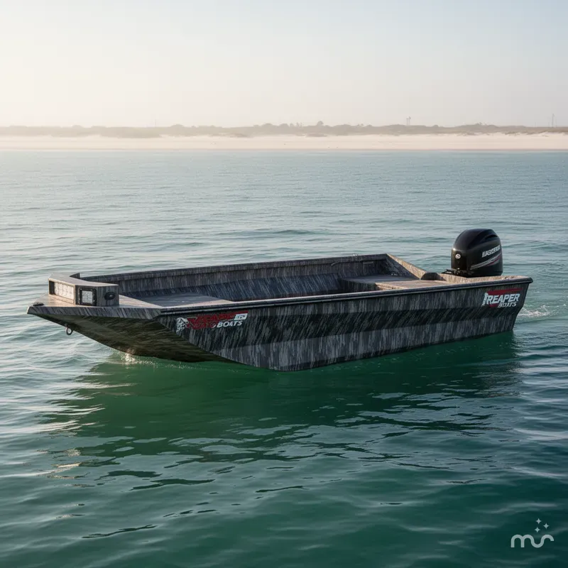 Slide: The Image of Reaper Boats 553 STEP TRANSOM MID DECK 2025 - 0