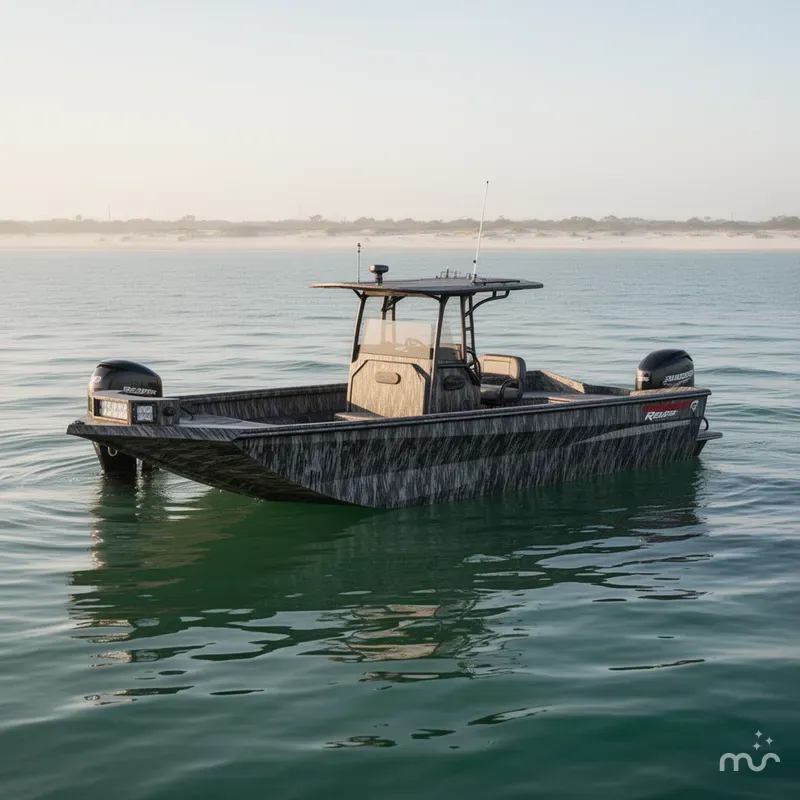 Slide: The Image of Reaper Boats 553 STEP TRANSOM MID DECK 2025 - 2