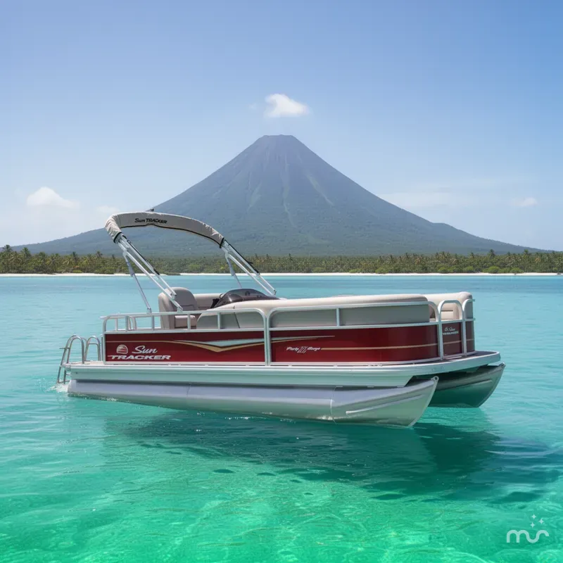 The Image of Sun Tracker Party Barge 18 DLX 2025 - 0
