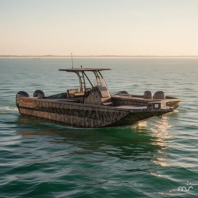 Slide: The Image of Reaper Boats 553 STEP TRANSOM MID DECK 2025 - 2
