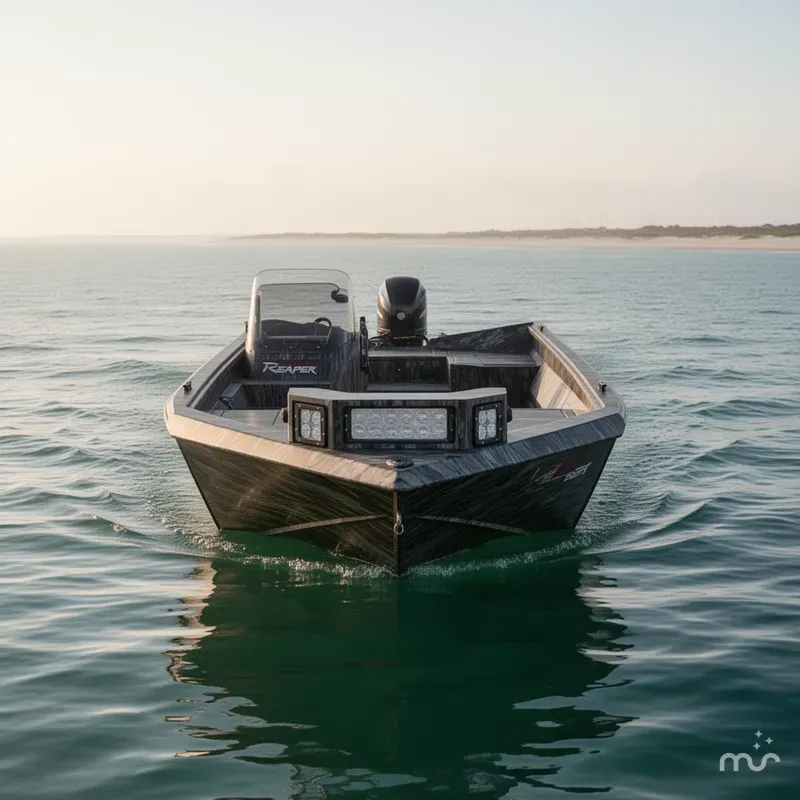 Slide: The Image of Reaper Boats 553 STEP TRANSOM MID DECK 2025 - 1