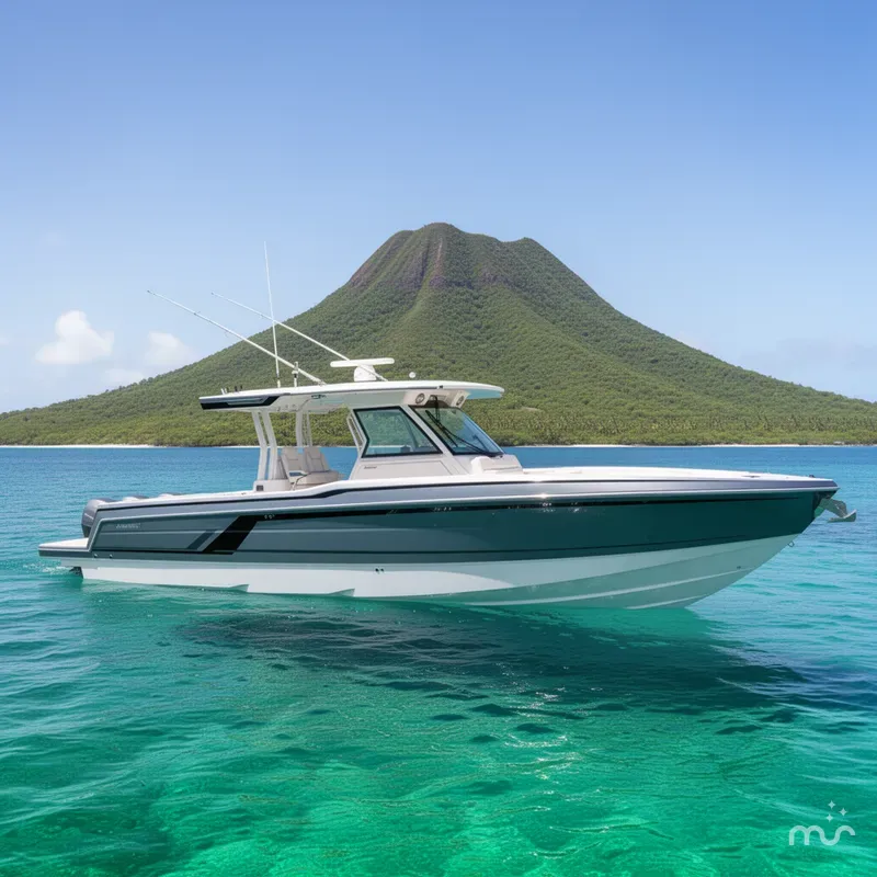 Slide: The Image of Formula 387 Center Console Fish 2025 - 2